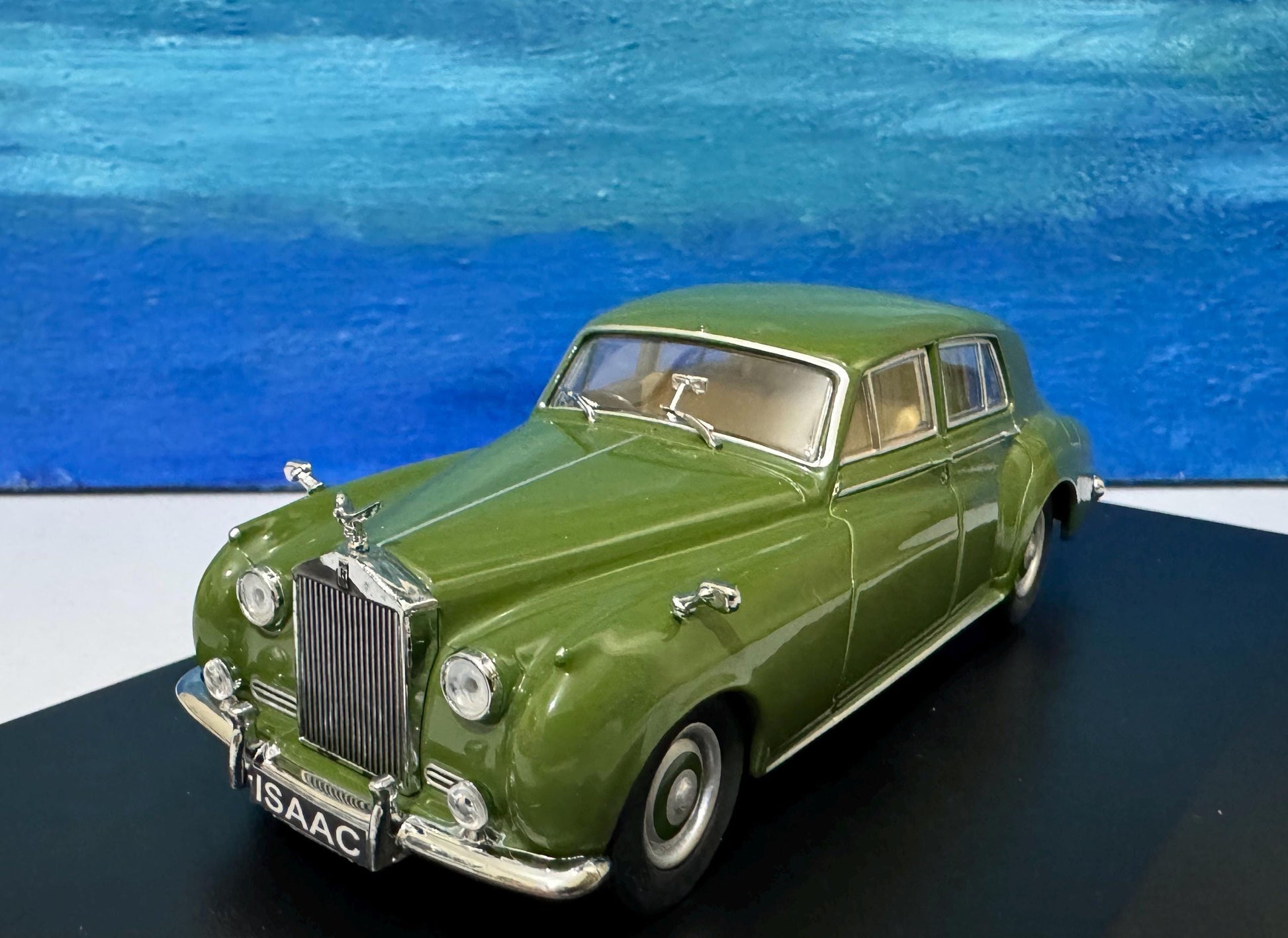 Rolls Royce Smoke Green Oxford PERSONALISED Diecast Dad Sister Mom husband grandad wife Any Name BROTHER Case GIFT Boxed