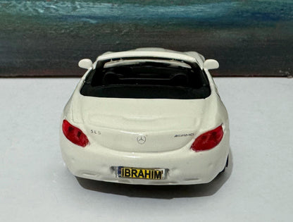 Personalized PlateMercedes SLs AMG Roadster Name PLATES boy girl dad mom uncle wife Boxed