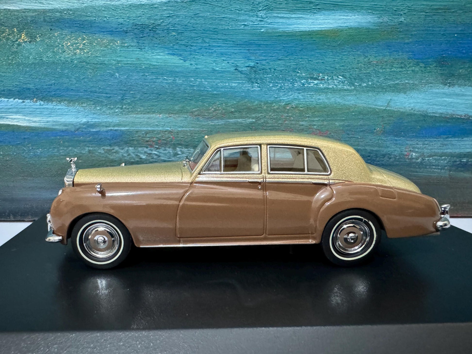 Rolls Royce Sand & Sable Oxford PERSONALISED Diecast Dad Sister Mom husband grandad wife Any Name BROTHER Case GIFT Boxed