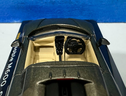 Noble M600 1:43 Scale Diecast - Any Name Custom Model Car - Detailed Metal Gift for Dad, Mom, Birthday - Collector's Edition Display Case