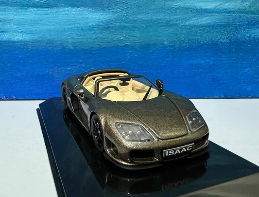 Noble M600 1:43 Scale Diecast - Any Name Custom Model Car - Detailed Metal Gift for Dad, Mom, Birthday - Collector's Edition Display Case