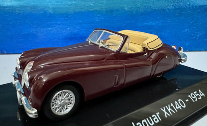 Personalized Jaguar XK140 - 1954 Any Name Mom Dad Brother Sister Uncle Father Son Very detailed model Box