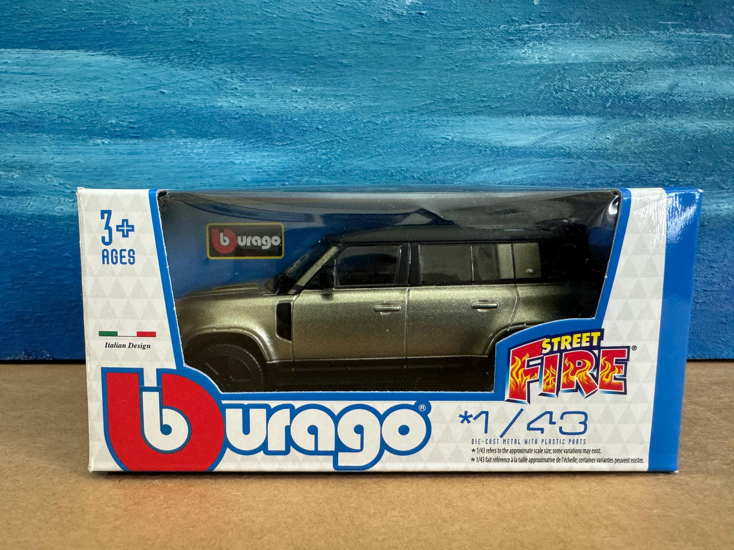 ANY Name PLATES Land Rover Defender 110 - 1:43 Scale NEW Boxed Model - Gift for Dad, Boy, Grandad, uncle - Birthday Christmas Present Boxed