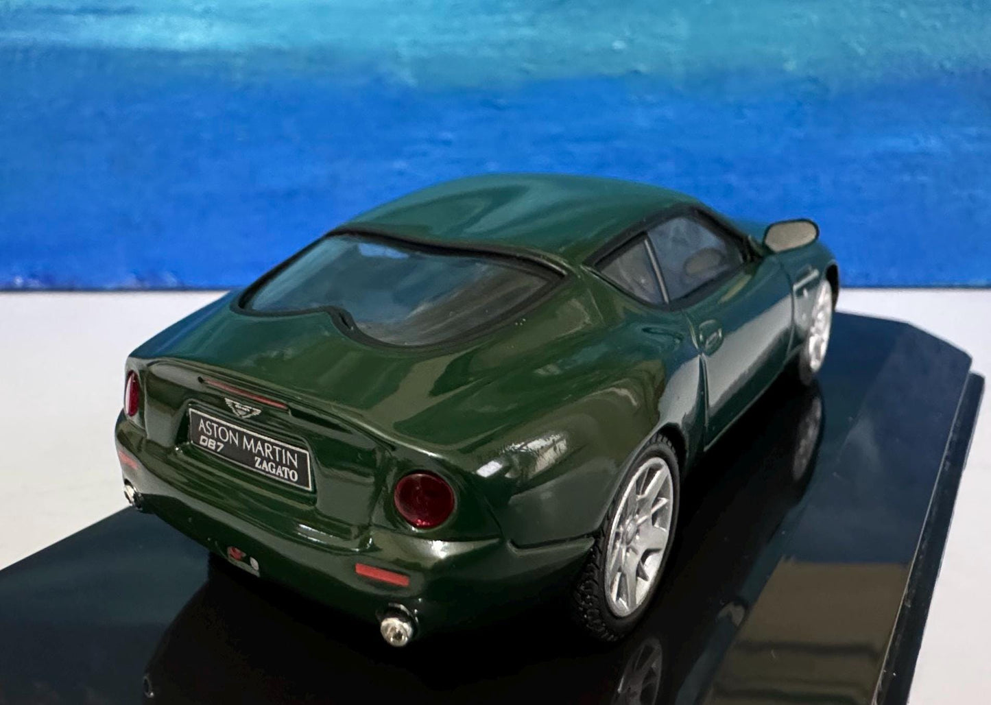 Personalized Ashton Martin DB7 2003 Any Name Mom Dad Brother Sister Uncle Father Son Very detailed model Box