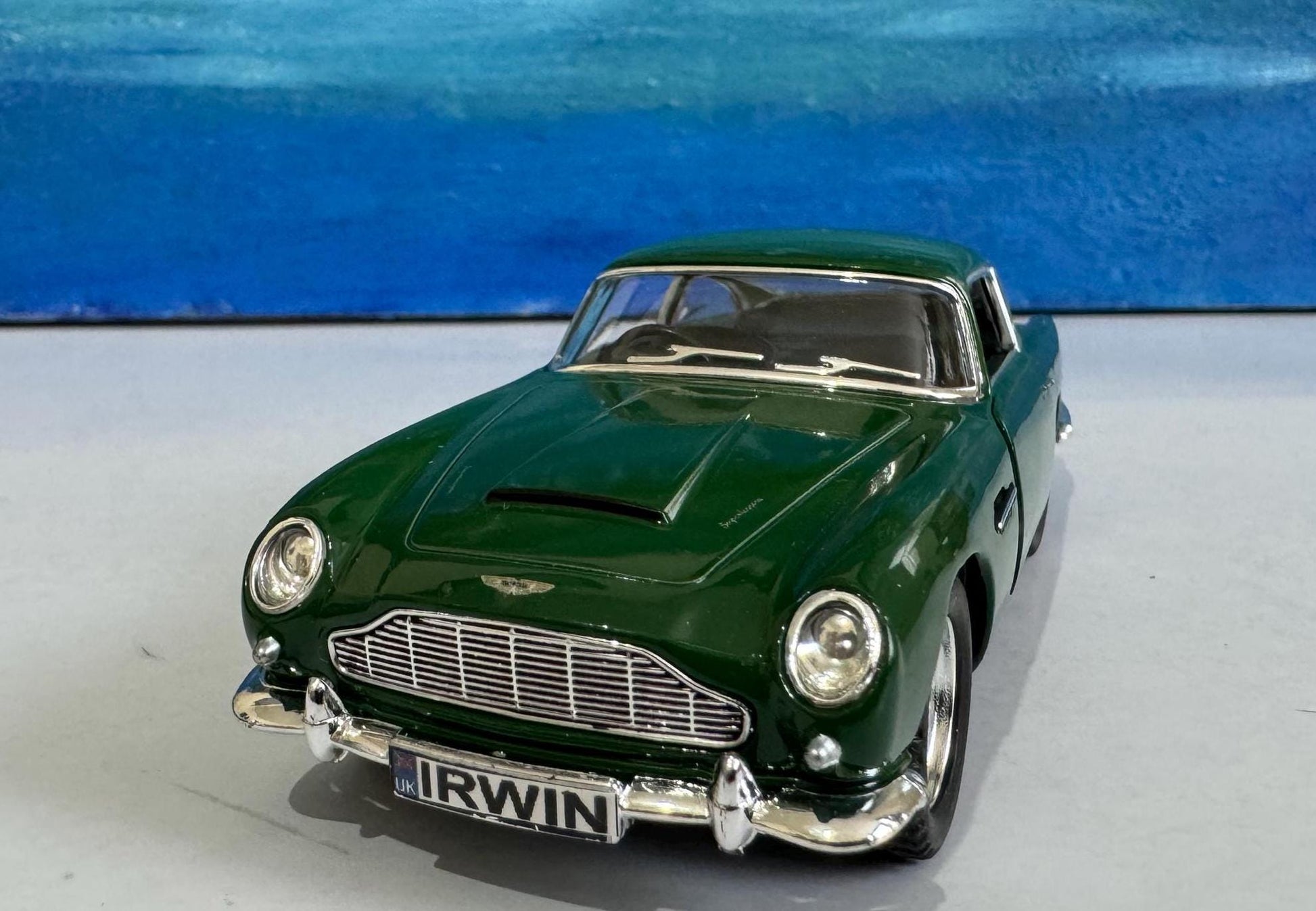 Kinsmart Offical License Ashton Martin Personalized Diecast Model boy dad uncle grandad brother Birthday Special day gift present New Boxed