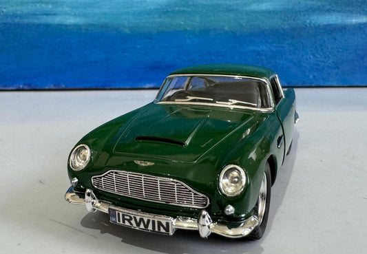 Kinsmart Offical License Ashton Martin Personalized Diecast Model boy dad uncle grandad brother Birthday Special day gift present New Boxed