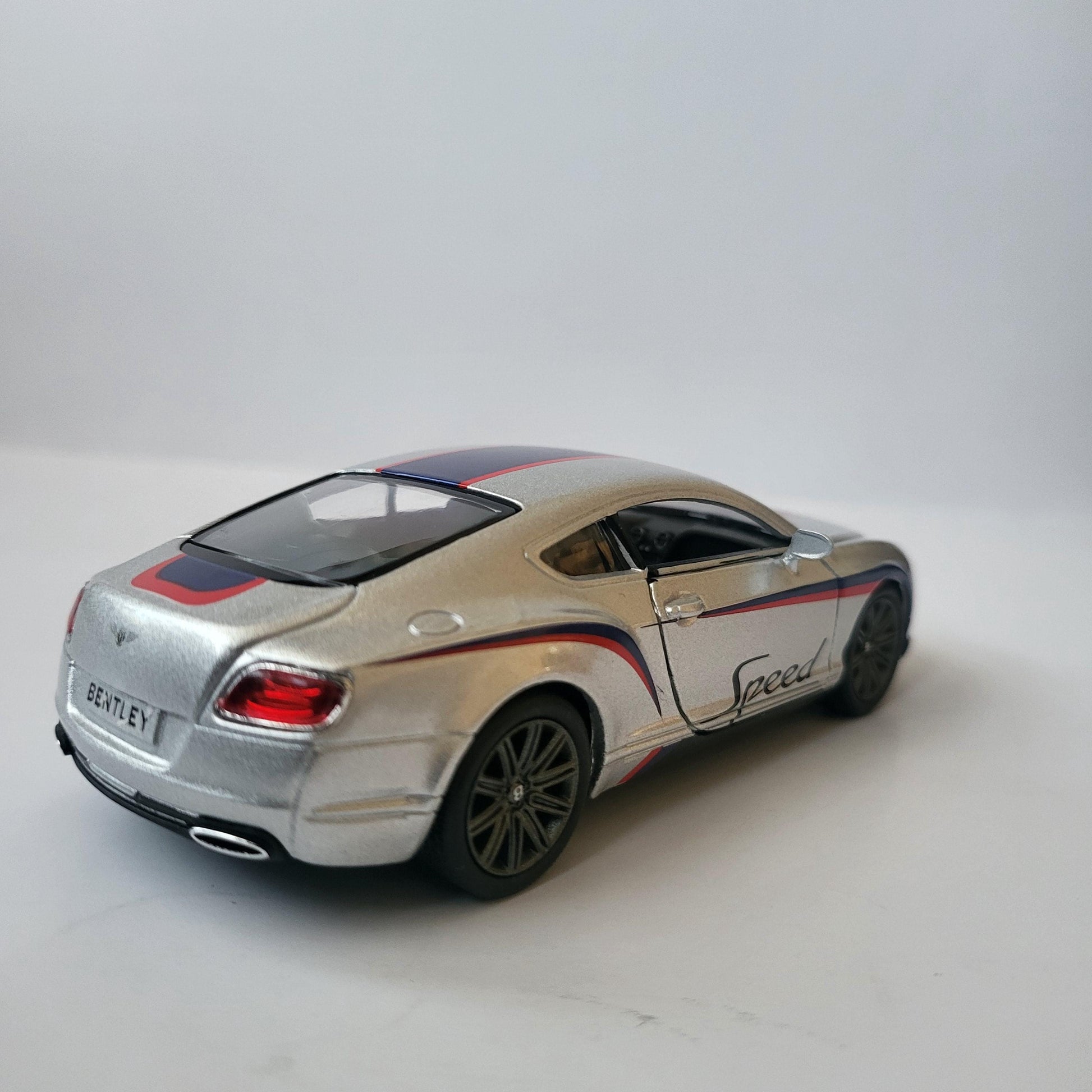 Personalized Name Plate, Bentley Continental GT Speed 2012 - 1:38 Diecast Model Car - Custom Name Gift - Collectible Die-Cast Replica Sleeve