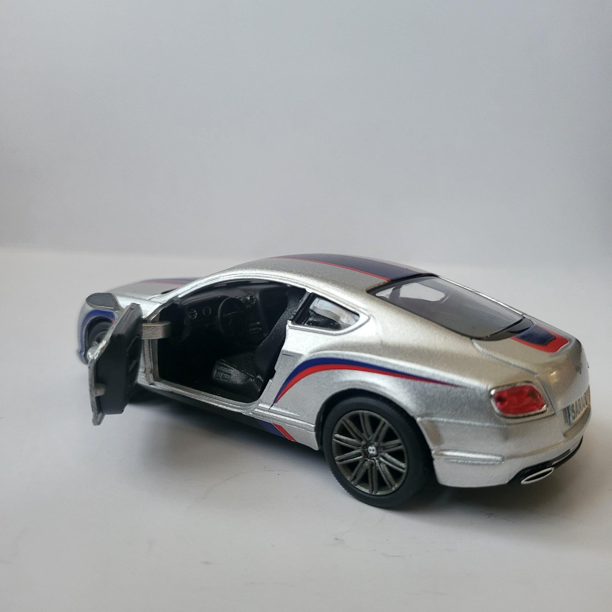 Personalized Name Plate, Bentley Continental GT Speed 2012 - 1:38 Diecast Model Car - Custom Name Gift - Collectible Die-Cast Replica Sleeve