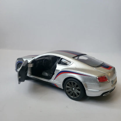 Personalized Name Plate, Bentley Continental GT Speed 2012 - 1:38 Diecast Model Car - Custom Name Gift - Collectible Die-Cast Replica Sleeve