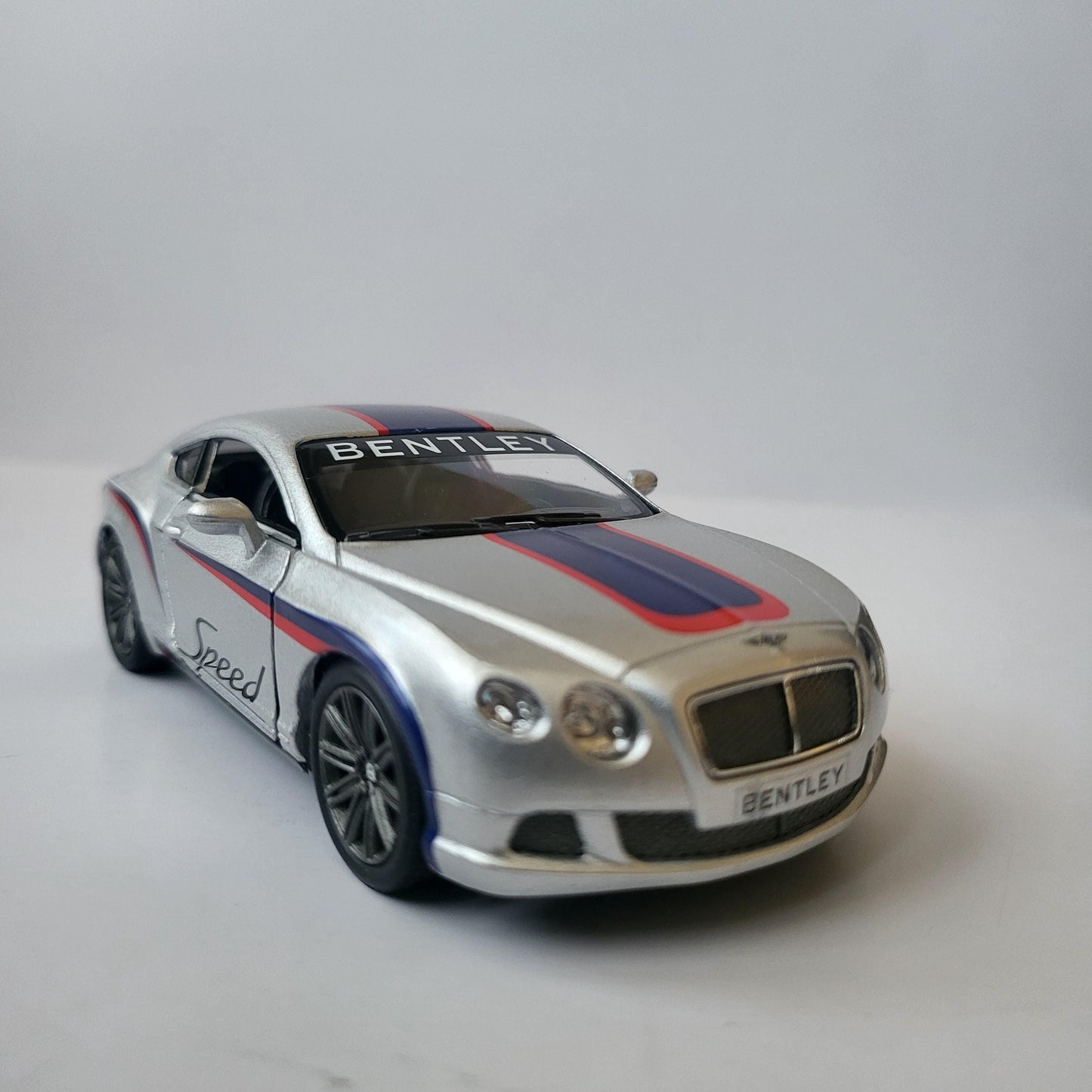 Personalized Name Plate, Bentley Continental GT Speed 2012 - 1:38 Diecast Model Car - Custom Name Gift - Collectible Die-Cast Replica Sleeve
