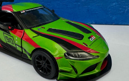 Toyota GR Supra Racing Concept 1:36 Diecast Model – Livery Edition – Gift for Dad, Uncle, Boy – Collectible Car in Gift Sleeve