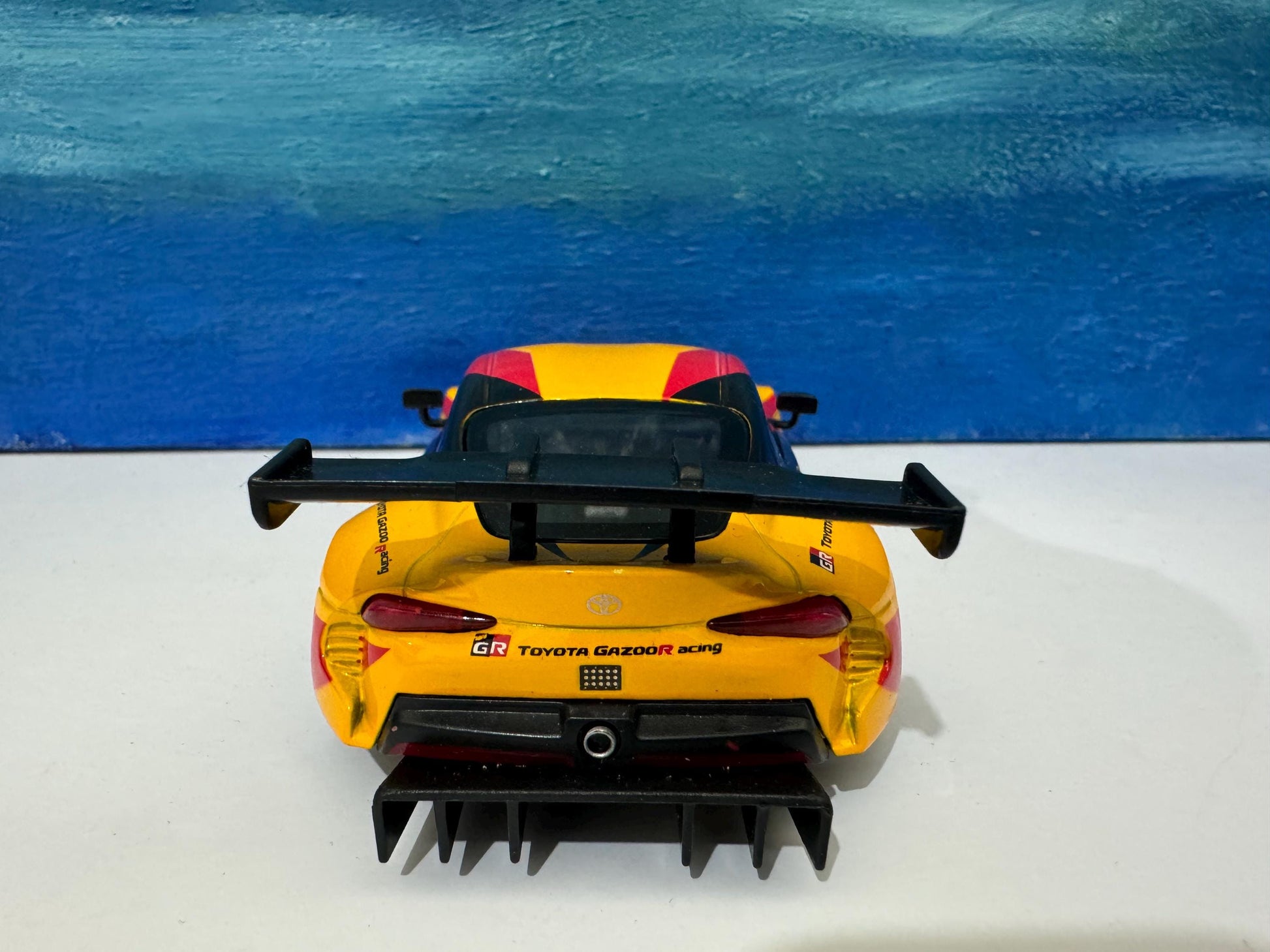 Yellow sport Diecast Toyota GR Supra Racing Concept Livery Edition 1:36 - mom dad brother sister gift Gift Sleeves Mother day