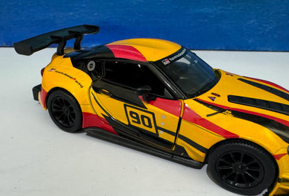 Yellow sport Diecast Toyota GR Supra Racing Concept Livery Edition 1:36 - mom dad brother sister gift Gift Sleeves Mother day