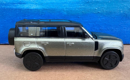 ANY Name PLATES Land Rover Defender 110 - 1:43 Scale NEW Boxed Model - Gift for Dad, Boy, Grandad, uncle - Birthday Christmas Present Boxed