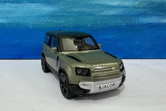 Landrover Defender 2020 NEW Toy Car Model boy girl dad mom grandad brother Birthday Christmas gift present ANY Name plate Boxed