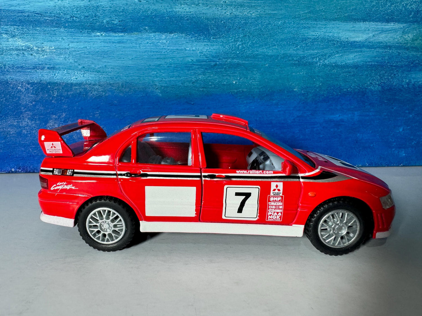 Personalised Mitsubishi Lancer Evo X Diecast Model – Name Plate Gift for Dad Men Boy Girl Grandad Uncle – Boxed Collectible Car