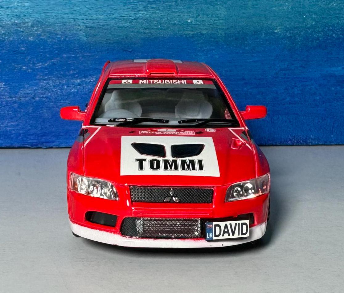 Personalised Mitsubishi Lancer Evo X Diecast Model – Name Plate Gift for Dad Men Boy Girl Grandad Uncle – Boxed Collectible Car