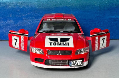 Personalised Mitsubishi Lancer Evo X Diecast Model – Name Plate Gift for Dad Men Boy Girl Grandad Uncle – Boxed Collectible Car