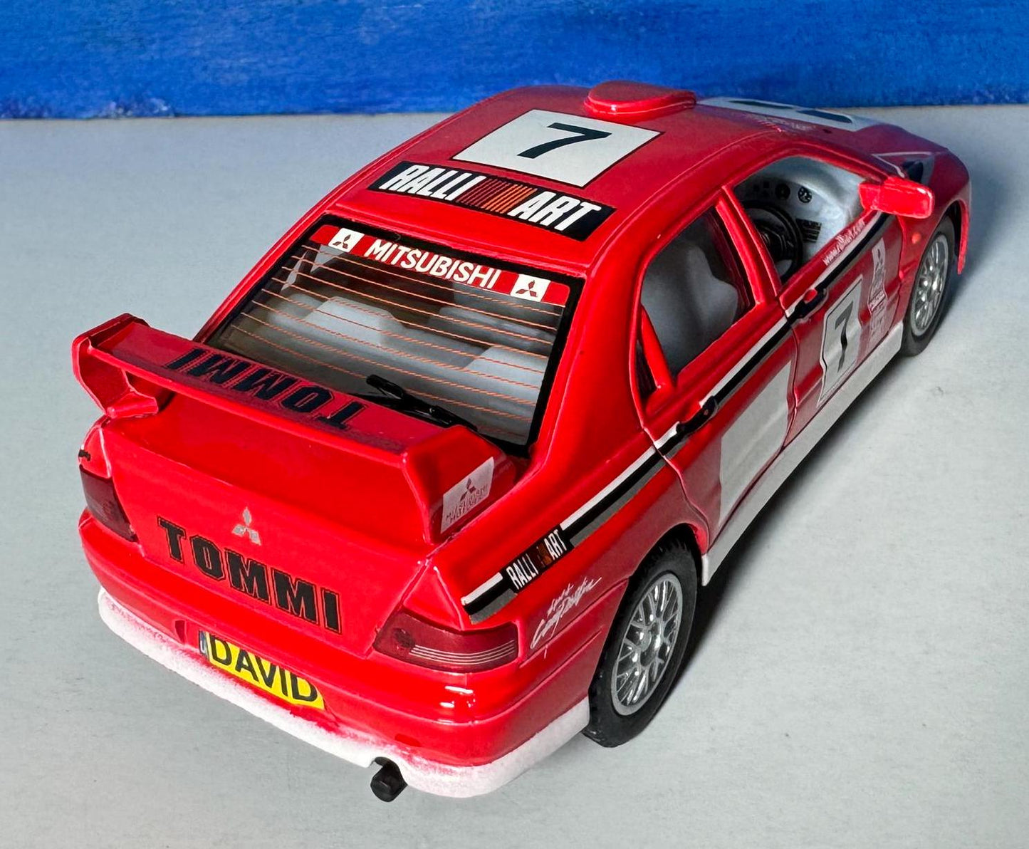 Personalised Mitsubishi Lancer Evo X Diecast Model – Name Plate Gift for Dad Men Boy Girl Grandad Uncle – Boxed Collectible Car