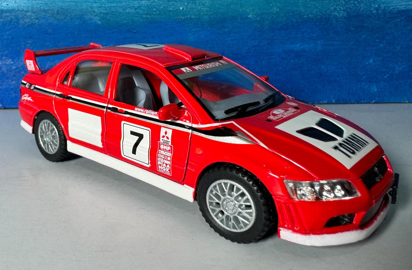 Personalised Mitsubishi Lancer Evo X Diecast Model – Name Plate Gift for Dad Men Boy Girl Grandad Uncle – Boxed Collectible Car
