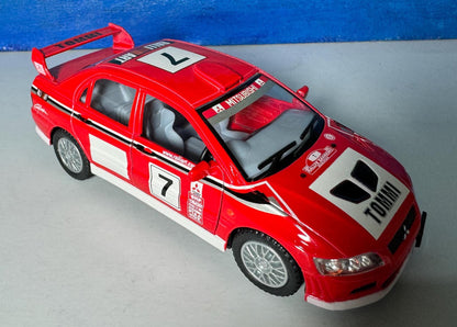 Personalised Mitsubishi Lancer Evo X Diecast Model – Name Plate Gift for Dad Men Boy Girl Grandad Uncle – Boxed Collectible Car