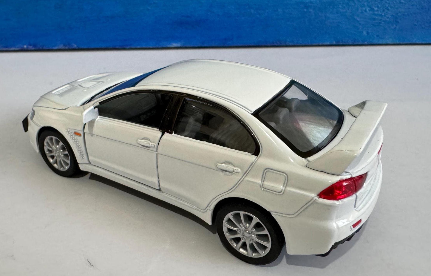 Mitsubishi Lancer Evo X Licensed Diecast Model Car - Personalized Name Plate - Gift for Boy, Dad, Uncle, Grandad, Brother, Sister, Mom Boxed