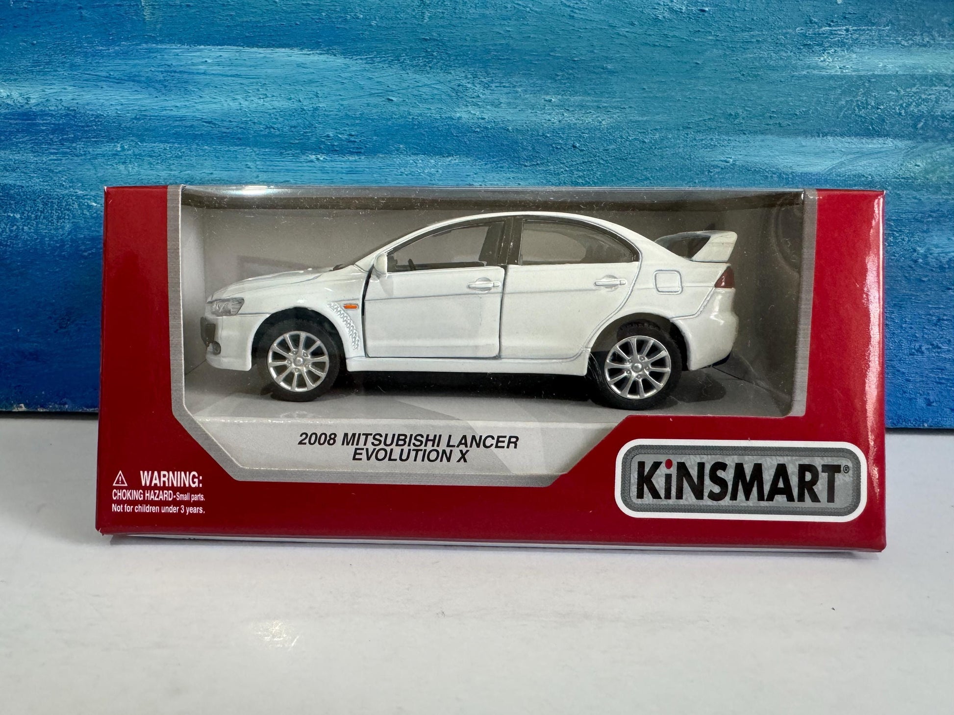 Mitsubishi Lancer Evo X Licensed Diecast Model Car - Personalized Name Plate - Gift for Boy, Dad, Uncle, Grandad, Brother, Sister, Mom Boxed