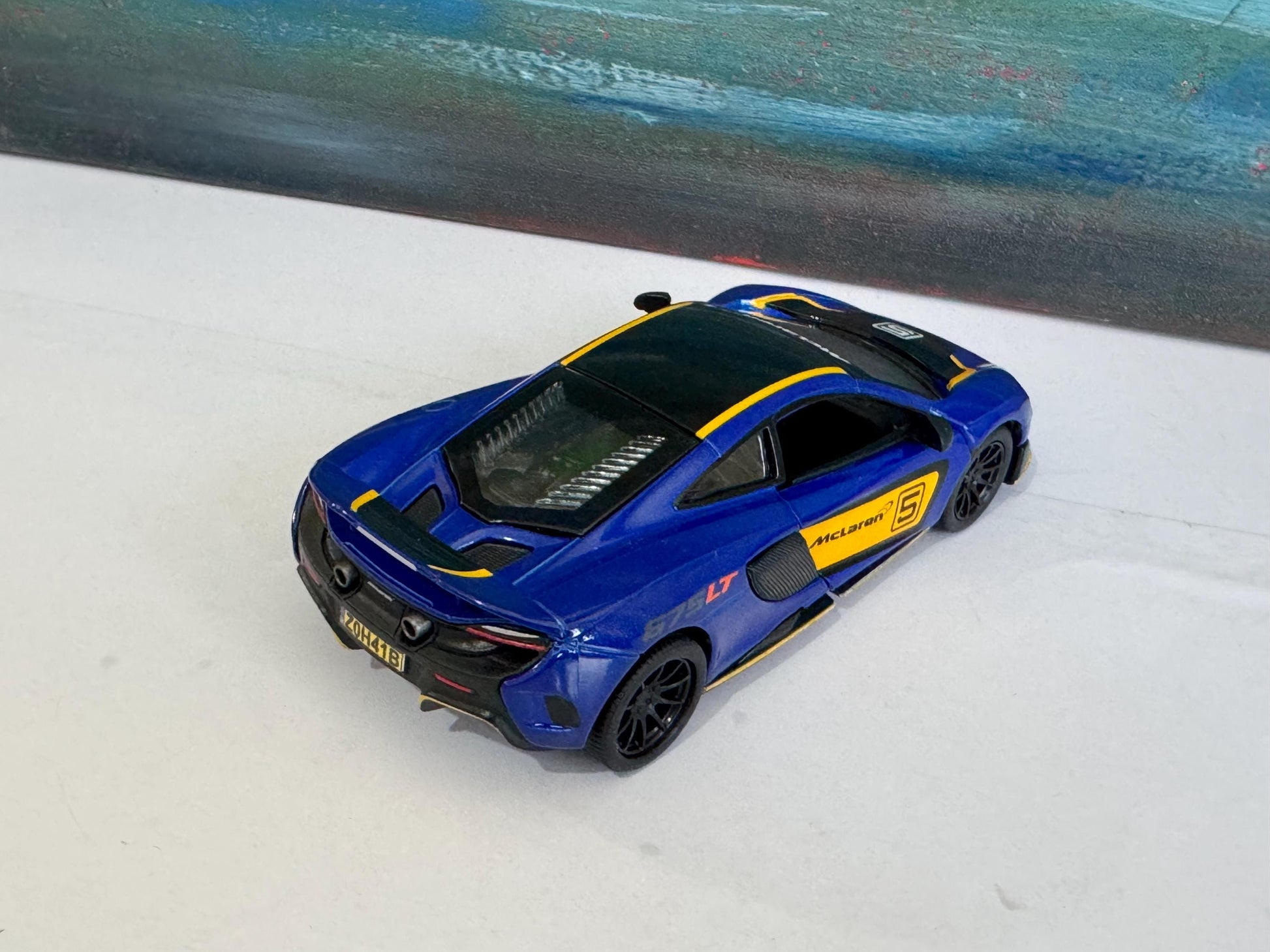 Personalised McLaren 675LT Toy Car – 1:34 Scale Diecast Model Gift for Boy Girl Dad Mom – Birthday Christmas Present (Sleeve Included)