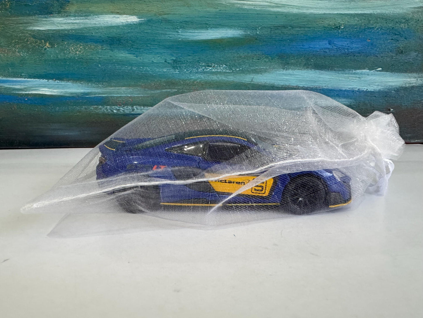 Personalised McLaren 675LT Toy Car – 1:34 Scale Diecast Model Gift for Boy Girl Dad Mom – Birthday Christmas Present (Sleeve Included)