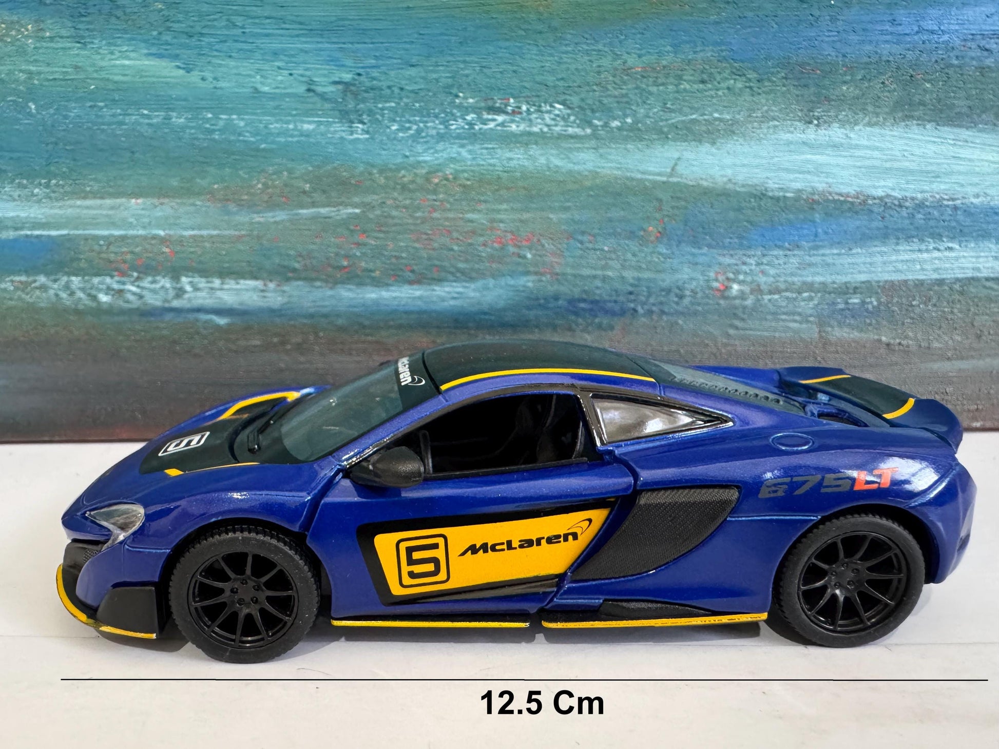 Personalised McLaren 675LT Toy Car – 1:34 Scale Diecast Model Gift for Boy Girl Dad Mom – Birthday Christmas Present (Sleeve Included)