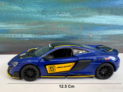 Personalised McLaren 675LT Toy Car – 1:34 Scale Diecast Model Gift for Boy Girl Dad Mom – Birthday Christmas Present (Sleeve Included)