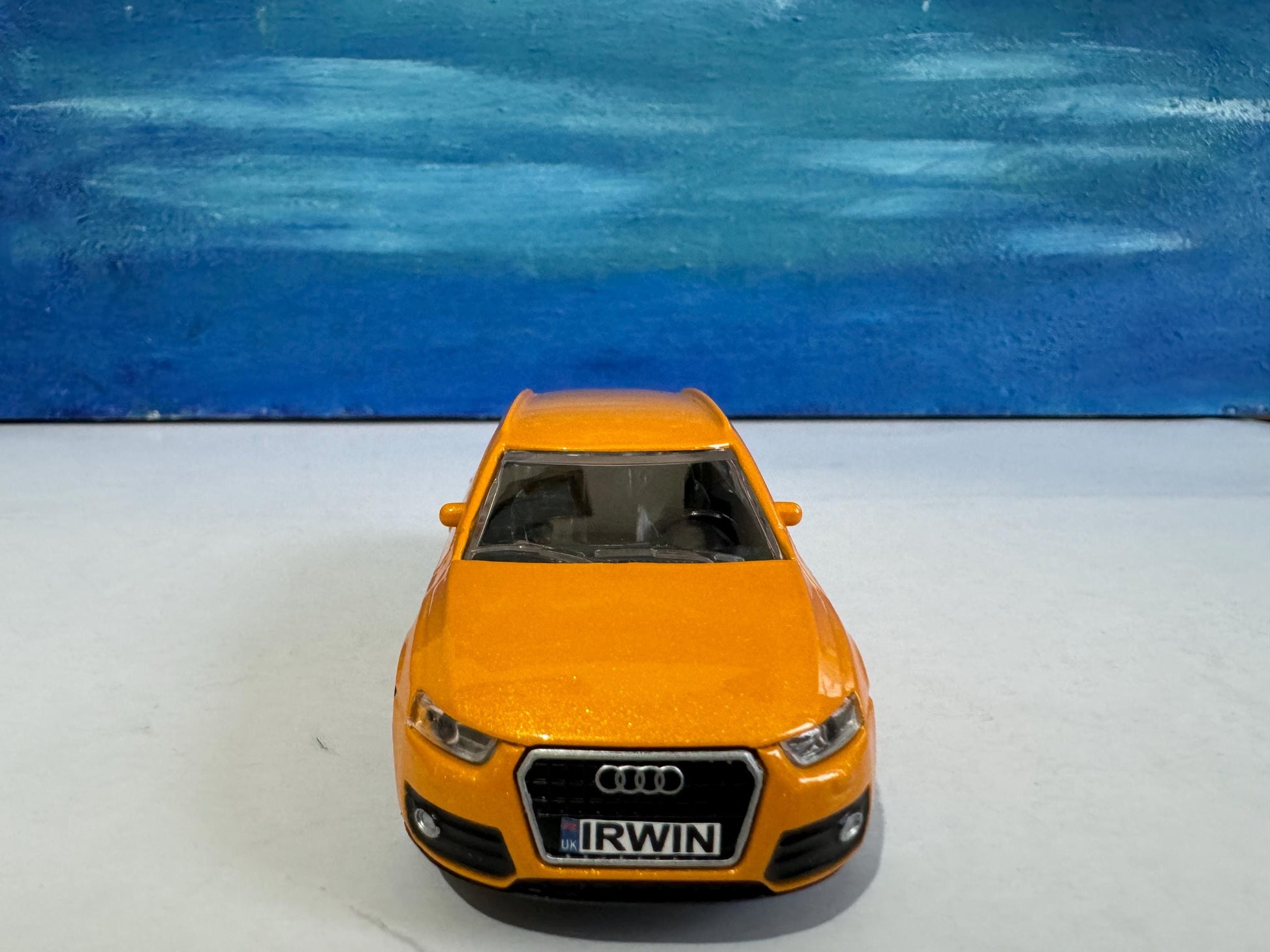 Audi Q3 2018 die-cast metal toy model car personal name mom day uncle aunty grandad brother sister mother day special day Gift Boxed