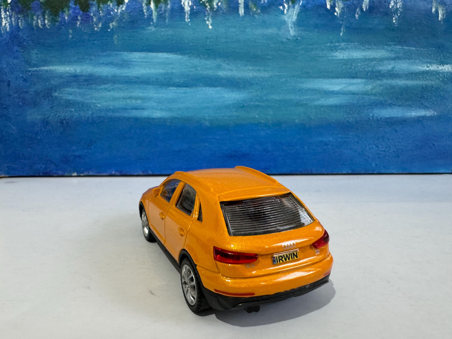 Audi Q3 2018 die-cast metal toy model car personal name mom day uncle aunty grandad brother sister mother day special day Gift Boxed