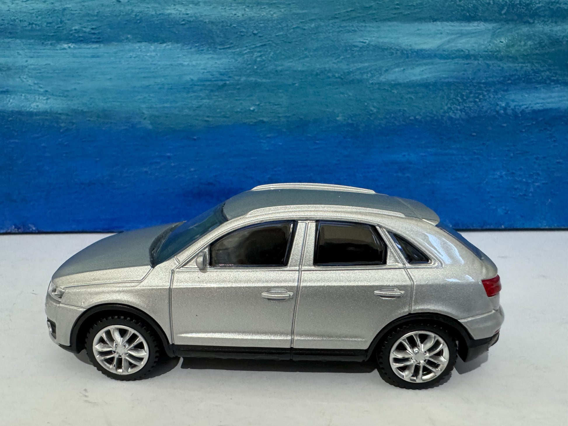 Audi Q3 2018 die-cast metal toy model car personal name mom day uncle aunty grandad brother sister mother day special day Gift Boxed