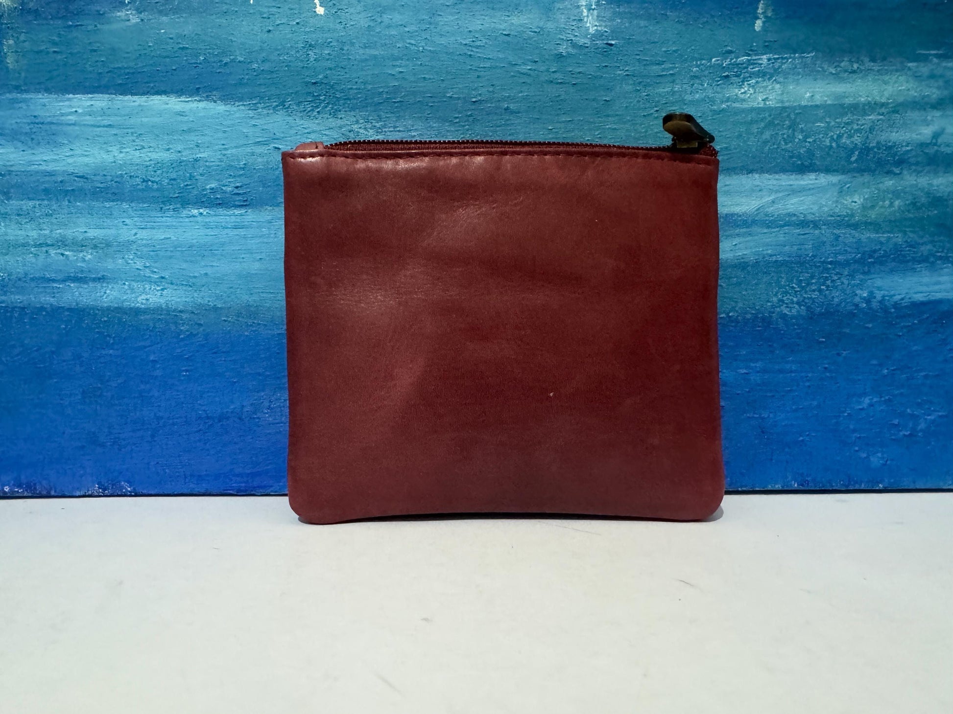 Designer Leather Key-ring & Coin Pouch - RFID Safe | Unisex Brown Gift Boxed | Mother's Day Gift Ideas | Keys - Change Holder Gift Boxed