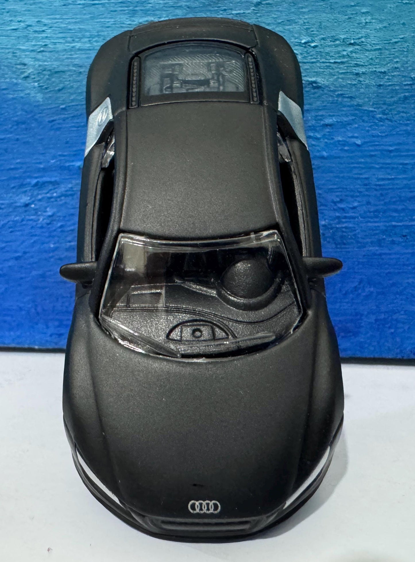 Black Audi R8 Diecast 1:43 Scale Model Car with Custom Name Plate | Toy Gift for Dad, Mom, Uncle | Boxed Metal Display | Mother's Day