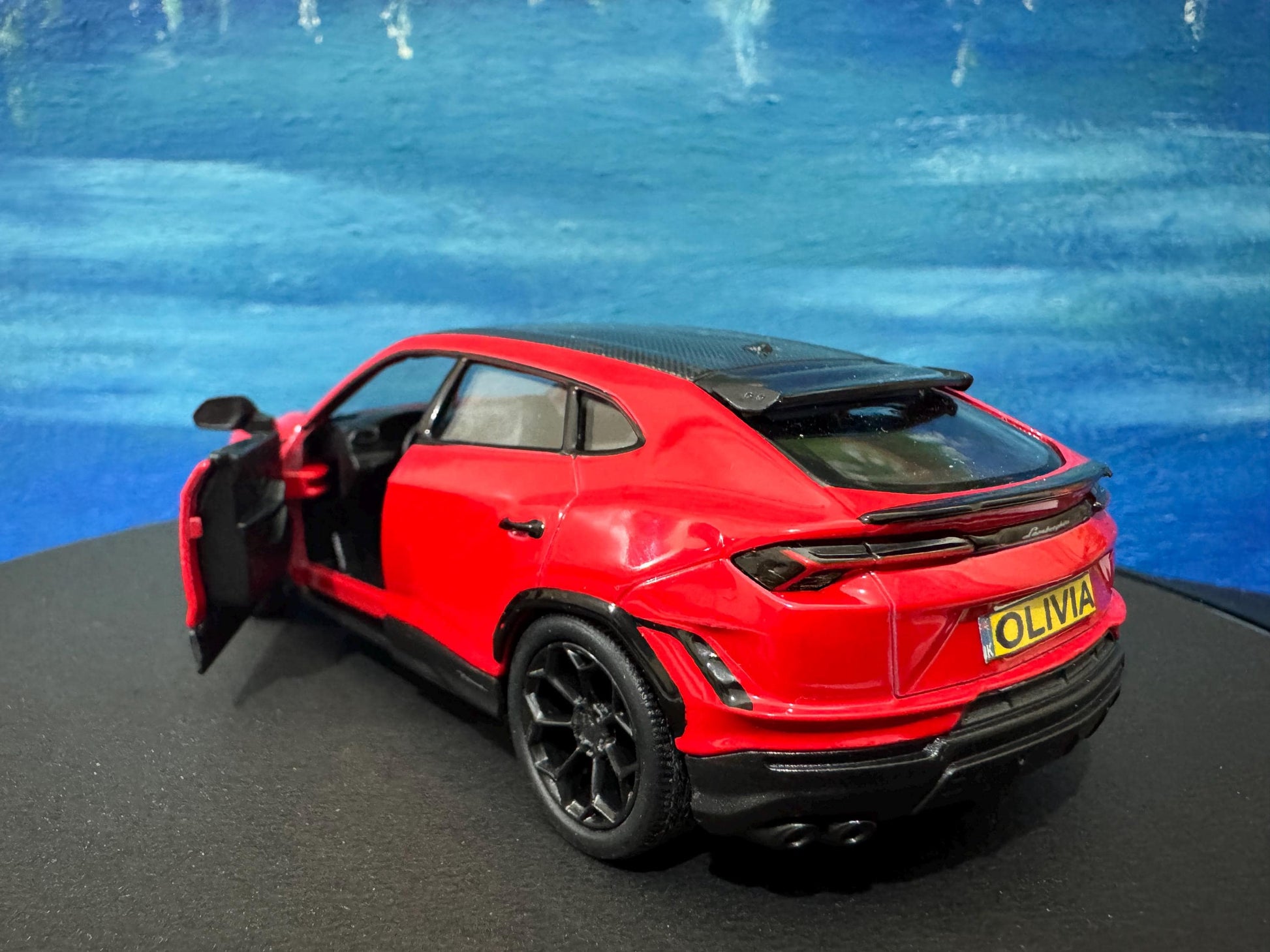 Personalized Lamborghini Urus Performante Display Car - Custom Name Gift for Mom, Dad, Brother - Mother's Day, Birthday - Gift Sleeves