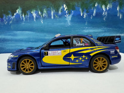 Personalized Subaru Impreza Toy Car Model, Custom Name Plate Gift for Boy, Girl, Dad, Mom, Birthday Present with Sleeves, Exceptional Detail