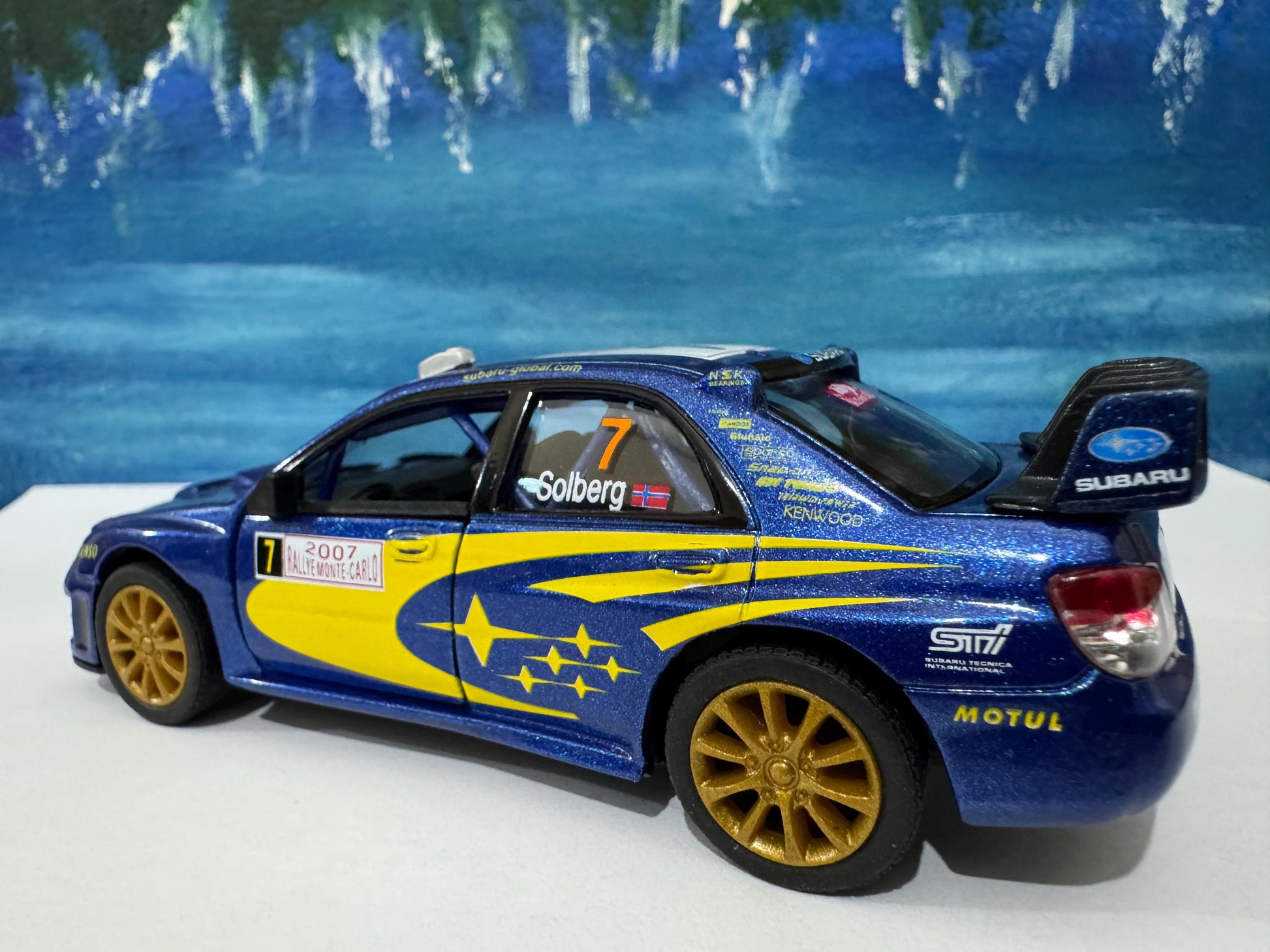Personalized Subaru Impreza Toy Car Model, Custom Name Plate Gift for Boy, Girl, Dad, Mom, Birthday Present with Sleeves, Exceptional Detail