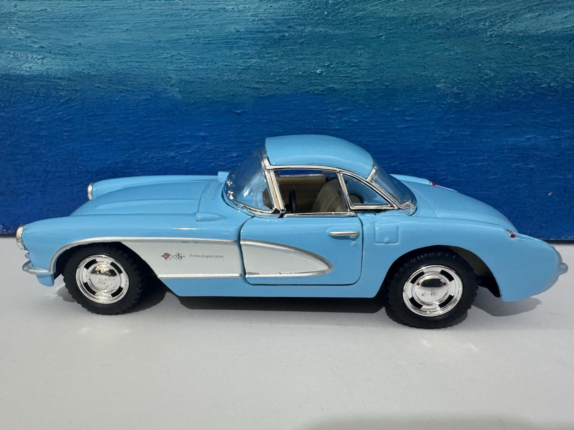 Chevrolet Corvette 1957, mom dad grandad granny uncle aunt cousin brother special day gift wedding gift , 1950's model car