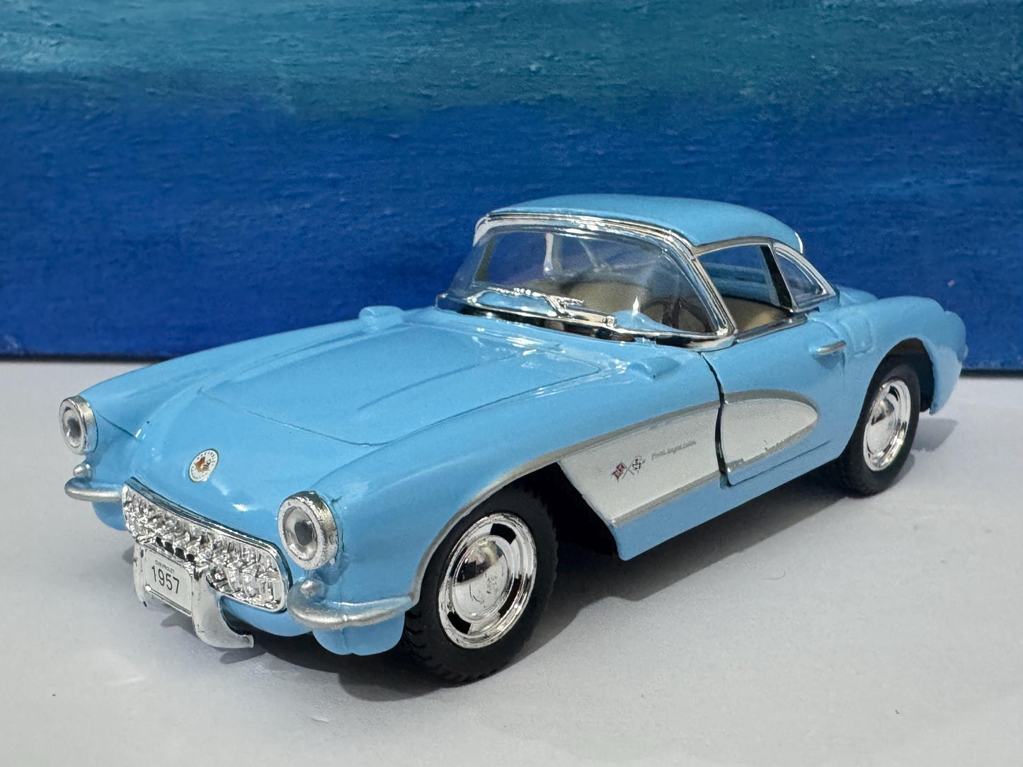 Chevrolet Corvette 1957, mom dad grandad granny uncle aunt cousin brother special day gift wedding gift , 1950's model car