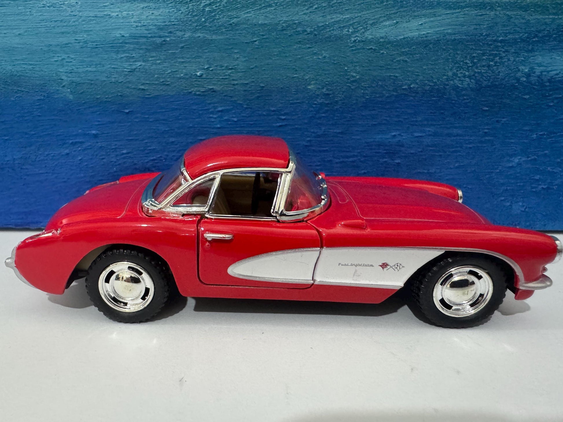 Chevrolet Corvette 1957, brother sister boy girl dad mom birthday gift special occasion gift Sleeves Finest details model car collectable
