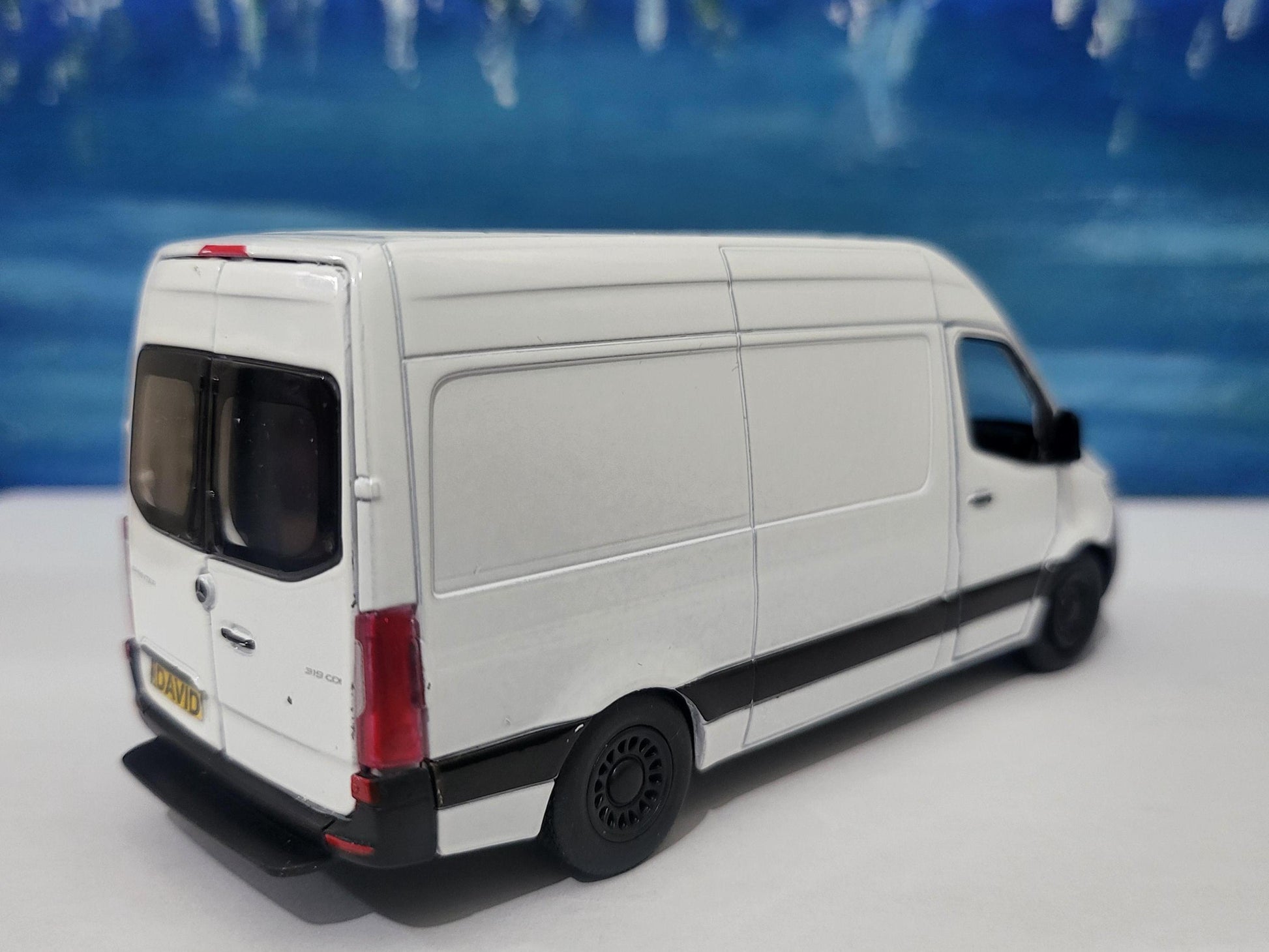 PERSONALISED PLATES sprinter Van Mercedes Model boy girl dad mom uncle grandad brother sister birthday Christmas gift present New Sleeves