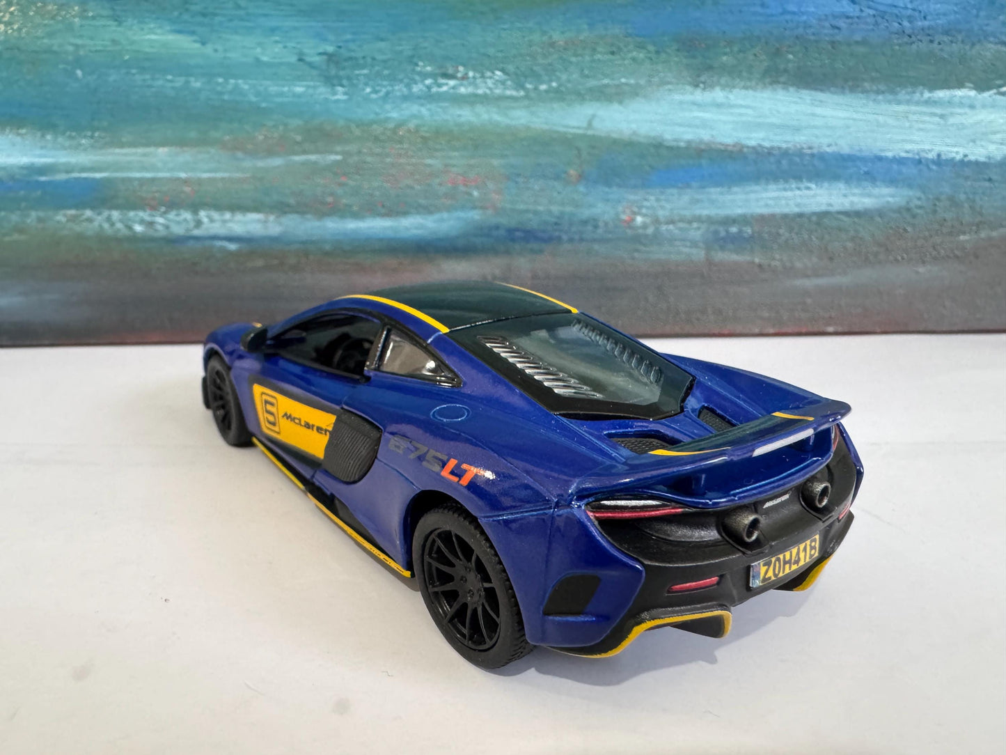 Personalised McLaren 675LT Toy Car – 1:34 Scale Diecast Model Gift for Boy Girl Dad Mom – Birthday Christmas Present (Sleeve Included)