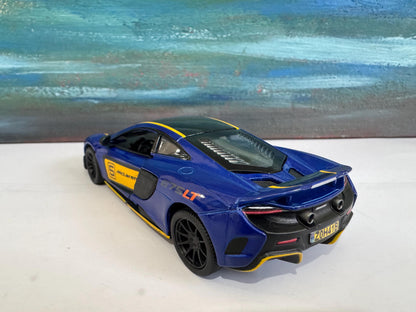 Personalised McLaren 675LT Toy Car – 1:34 Scale Diecast Model Gift for Boy Girl Dad Mom – Birthday Christmas Present (Sleeve Included)