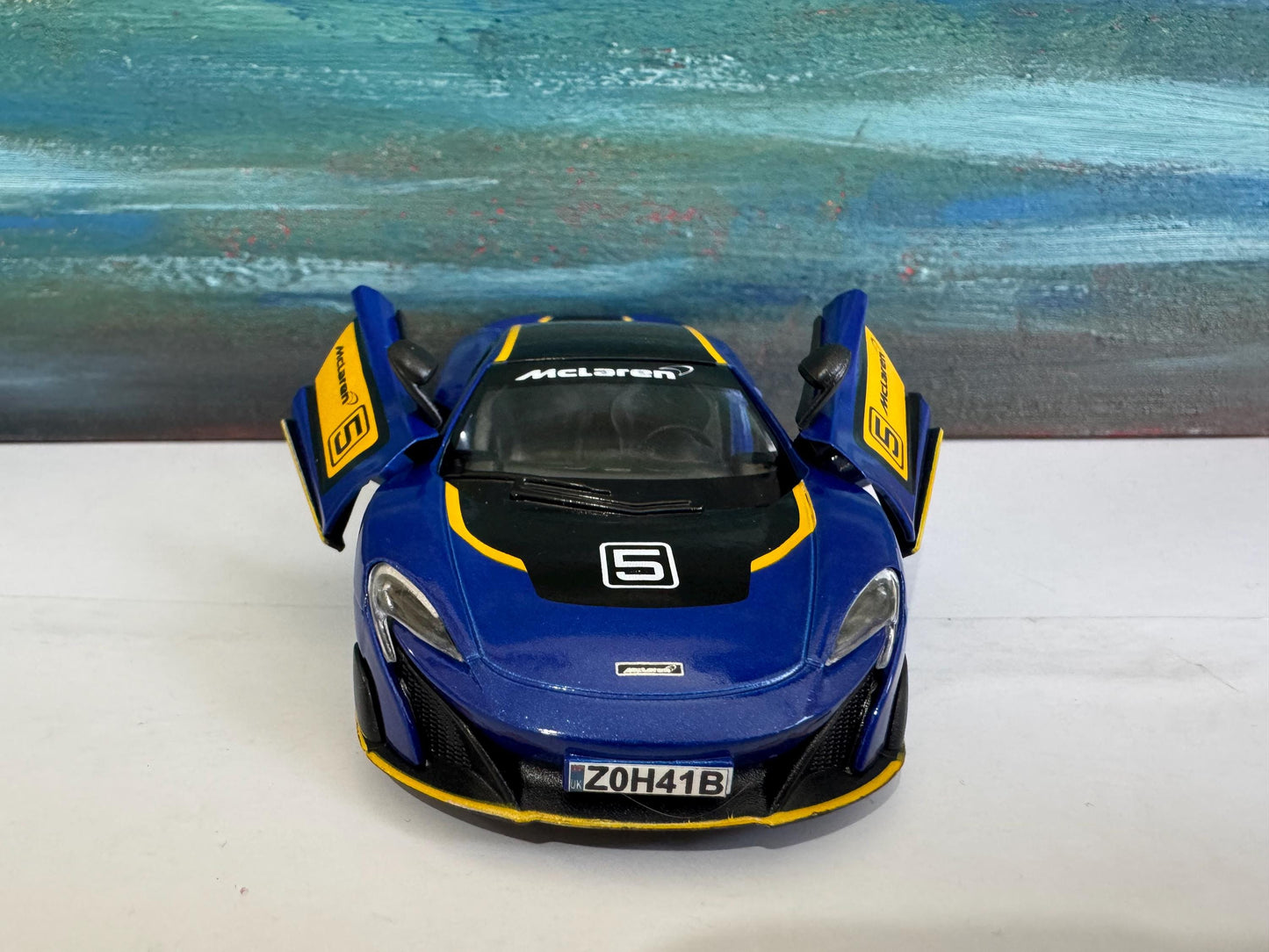 Personalised McLaren 675LT Toy Car – 1:34 Scale Diecast Model Gift for Boy Girl Dad Mom – Birthday Christmas Present (Sleeve Included)