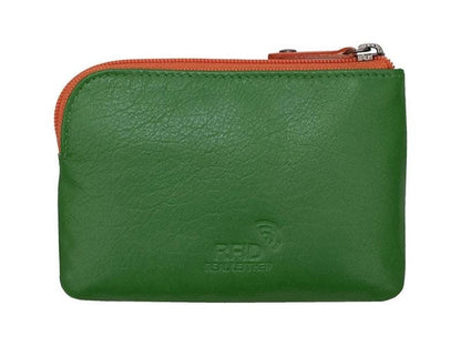 Soft Leather Coin Purse – Zip Closure Small Wallet for Women – Multicolour Gift Boxed – Mother’s Day Gift, Premium Real Leather Pouch Boxed