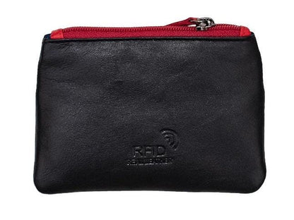 Real Soft Leather Coin key lovely mother day present chain change multiple compartment Multicolour Purse Various colours 755 Boxed