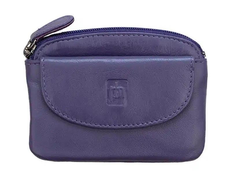 Prime Hide Soft Leather Small Coin Purse Pouch for Women Various Colours Pouch with Keychain Mini Purse For Ladies Zip Around Gift Idea Box