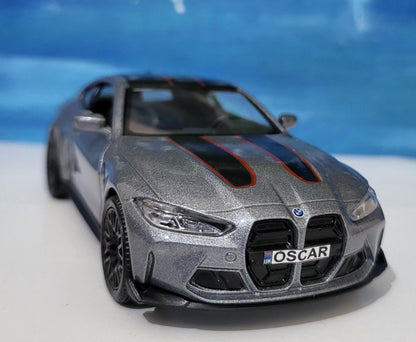 BMW M4 Sport CSL 1:36 Diecast Model - Personalized Name - Gift for Dad, Boy, girl, brother, sister, Car Lover - New Boxed Collectible